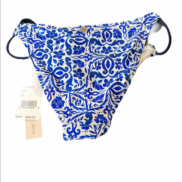 nanette lepore blue talavera bikini bottoms - Picture 7 of 8